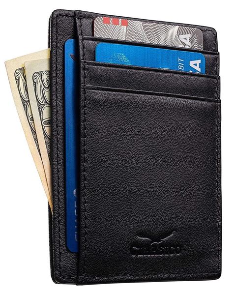 credit card holder rfid block front pocket wallet|rfid blocking wallet for men.